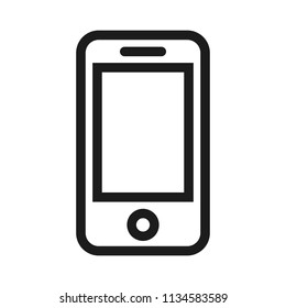 Smartphone sign icon - stock vector