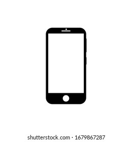 Smartphone sign symbol isolated on white background. icon Vector EPS 10