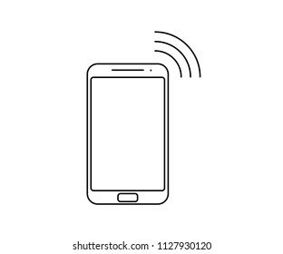 Smartphone signal icon
