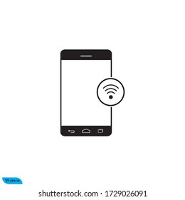 smartphone signal  icon design vector template