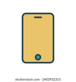 Smartphone simple icon design template