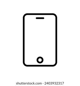 Smartphone simple icon design template