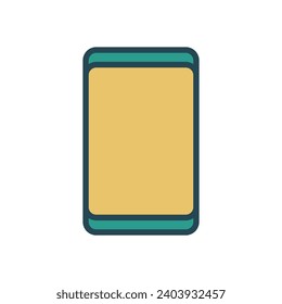 Smartphone simple icon design template