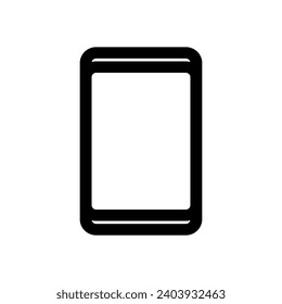 Smartphone simple icon design template