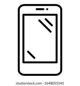 Smartphone Simple Vector Icon Collection