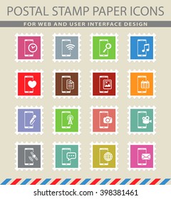 Smartphone simply symbol for web icons and user interface