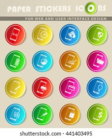 Smartphone simply symbol for web icons and user interface