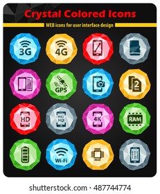 Smartphone simply symbol for web icons and user interface
