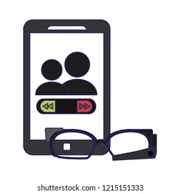 Smartphone and smart glasses