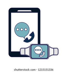 Smartphone and smartwatch