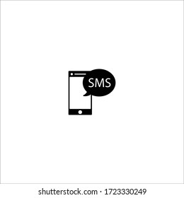 vector de icono de comunicación sms smartphone