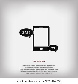 Smartphone sms icon