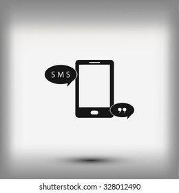 Smartphone sms icon