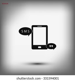 Smartphone sms icon