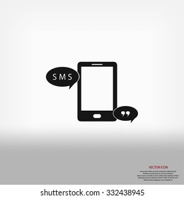 Smartphone sms icon