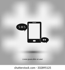 Smartphone sms icon
