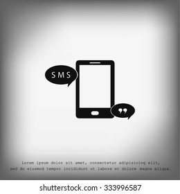 Smartphone sms icon