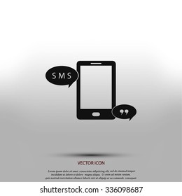 Smartphone sms icon