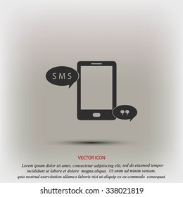 Smartphone sms icon