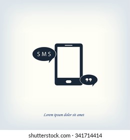 Smartphone sms icon