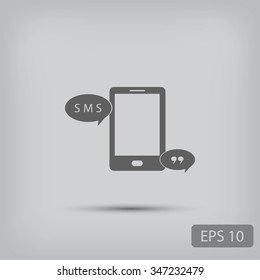 Smartphone sms icon