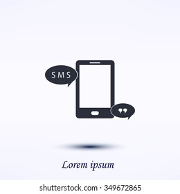 Smartphone sms icon