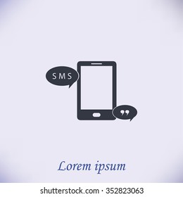 Smartphone sms icon
