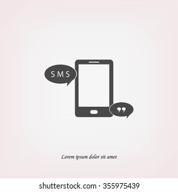 Smartphone sms icon
