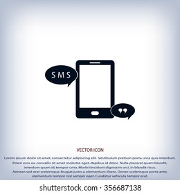 Smartphone sms icon