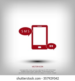 Smartphone sms icon