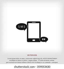 Smartphone sms icon
