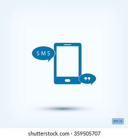 Smartphone sms icon