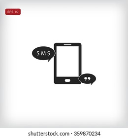 Smartphone sms icon
