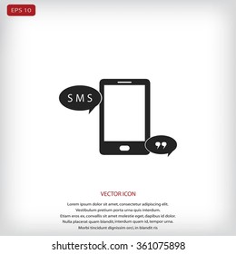 Smartphone sms icon