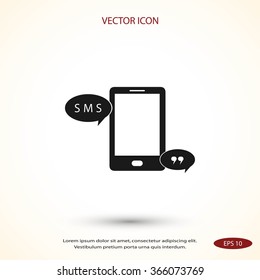 Smartphone sms icon
