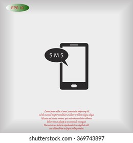 Smartphone sms icon