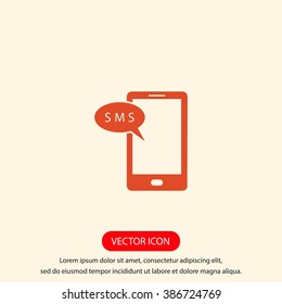 Smartphone sms icon