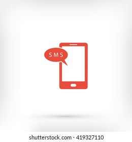 Smartphone sms icon