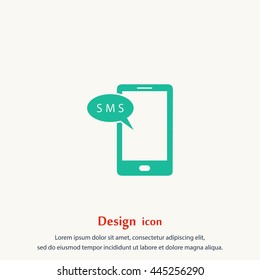 Smartphone sms icon