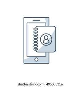 smartphone with social media icon vector illustration design