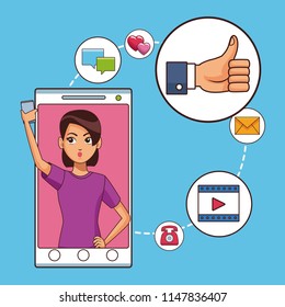 Smartphone and social network
