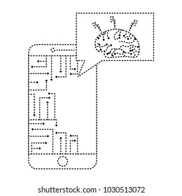 smartphone speech bubble brain circuit board ideas