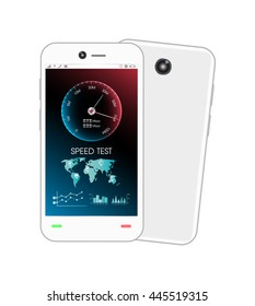 Smartphone With Speed Test Interface