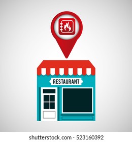 smartphone store app location vector illustration eps 10