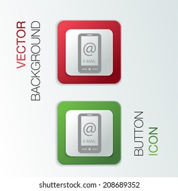 smartphone with the symbol mail.