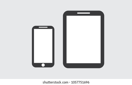 smartphone and tablet icon,vector illustration