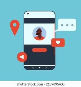 Smartphone and tablet illustration flat 