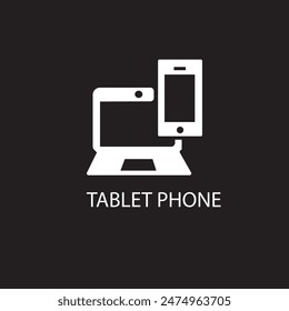 Smartphone, tablet and laptop icon — Vector