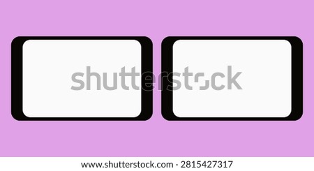 Smartphone Tablet Mockup Template Image - Blank Space For Any Project File 
