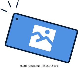 Smartphone Taking Picture Of Something